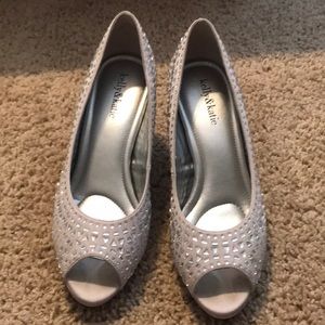 Silver heels